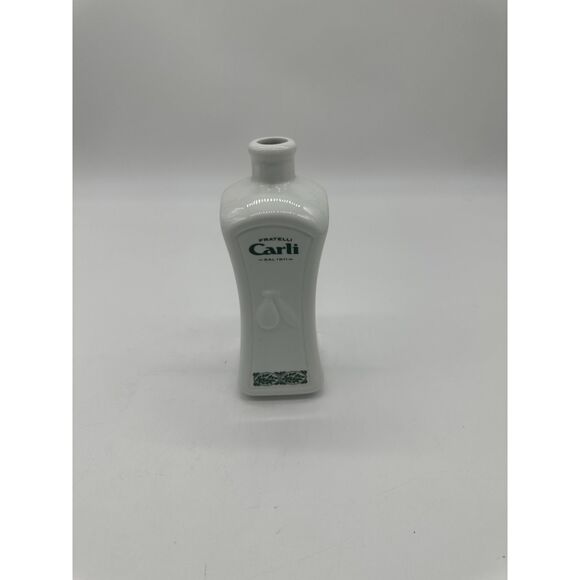 Fratelli Carli Ceramic Olive Oil Dispenser Cruet-Style Metal Top Missing Vintage - Picture 1 of 7